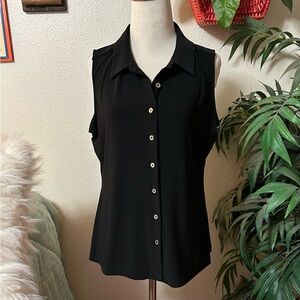Size L Tommy Hilfiger Black Blouse Top